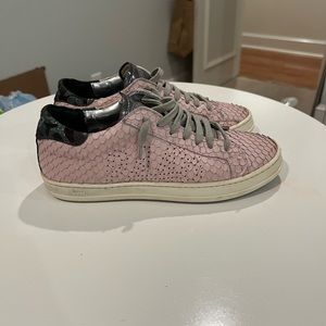 P448 Pink Low Top Sneakers